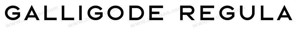 Galligode Regular字体转换